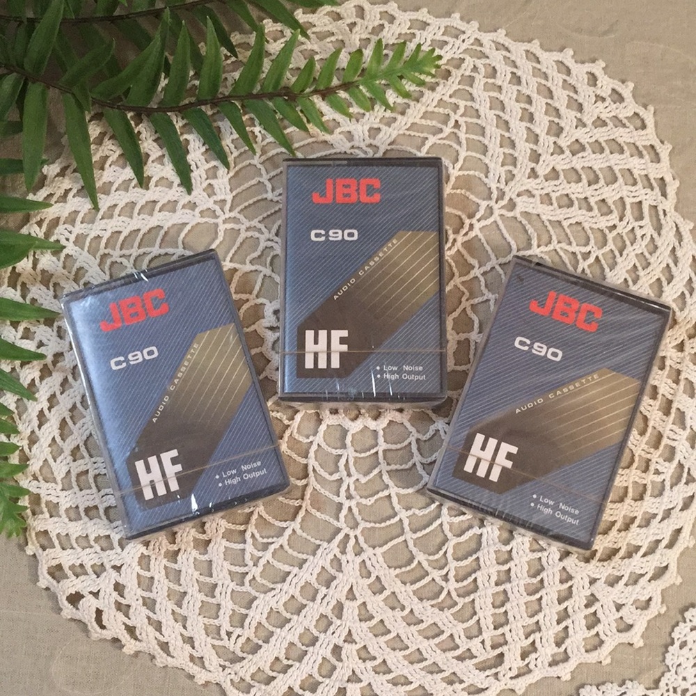 JBC C90 HF Audio Cassette Tapes Unopened Vintage